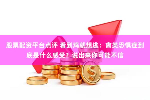 股票配资平台点评 看到鸡就想逃：禽类恐惧症到底是什么感受？说出来你可能不信
